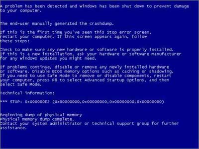 экран смерти