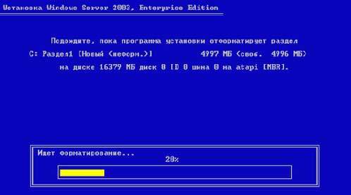 установка Windows