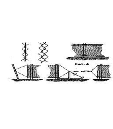 простое устройство для плетения сетки-рабицы